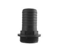 Pond Pipe Pump Filter Waterfall hosetail 38mm Barb-1.5" bsp Corrugated Flexible Pipe Joiner 1.5" BSP = 47.8MM Across The Thread