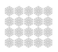 Pond Protection Net - 20 Pieces 6-corner Lightweight Pond Guard Netting, Net Cover Floating On The Water To Protect The Pond From Herons, Cats