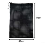 Pond Pump Filter Bag 2-Pack Drawstring Mesh Barrier(47x47cm) | 2-pack value, drawstring closure, fits most pumps, prevents clogging, easy install remove