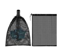 Pond Pump Filter Bag, Fine Mesh Barrier - 30.5 × 40 cm Pond Pump Cover with Drawstring - for Fish Tank Aquarium Waterfall Fountain Outdoor Backyard Garden