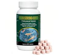 Pond Sludge Remover, 500 Tablets Pond Clear Water Treatment Effectively Breaks Down Odors And Sludge, Safe for All Aquatic Life