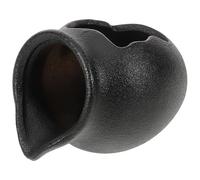 Pond Spitter Ceramic Jug Water Fountain Garden Waterfall Fountain Outdoor Water Feature Planter Plant Flower Pot Jar Backyard Outside Decorations Fish Tank Cave Aquarium Hydroponic Vase (Black)
