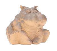 Pond Spitters, Exquisite Exterior Hippo Decor Hippo Appearance Simple Operation Resin Material for Bedroom for Gardens for Living Room