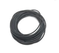 Pond Tubing 1Meter ID 2 3 4 5 6 7 8 9 10 12 Mm Silicone Tubing Flexible Rubber Hose Soft Water Connector Colorful Hose(Black,1 Meter_OD 7XID 5MM)