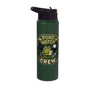 Pond Watch Crew Frog Observation Night Stainless Steel Insulated Water Bottle