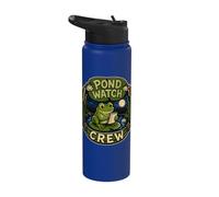 Pond Watch Crew Frog Observation Night Stainless Steel Insulated Water Bottle