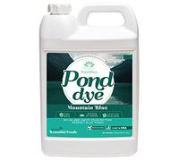 PondBliss Mountain Blue Pond Dye, Long Lasting 1 Acre Concentrate, Fish and Animal Safe - 1 Gallon (128oz)