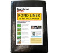 PondKraft 8m x 8mPond Liner | 25 YEAR GUARANTEE | Flexible and Durable | UV Resistant | Koi and Fish Pools | Heavy Duty