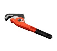 PONDON 10 in Self Adjusting Pipe Wrench, Ratchet Plumbing Wrench for Craftsman, 0.6-1.5 in Range, Carbon Steel Construction