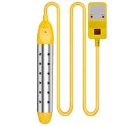 PONDON 2000W Submersible Water Heater With Digital Display, Bucket Heater, Auto Shut-Off, Adjustable Temp, 66.1 In Cord, Includes Thermometer