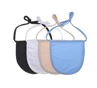 PONDON 4 Pcs Adjustable Tracheostomy Cover for Stoma, Laryngectomy Supplies, Breathable