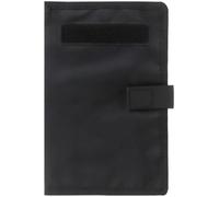 PONDON A5 Armed Notebook Cover, 11.2 X 8.5 In, 28.4 X 21.6 Cm, Detachable Rugged Armed Pocket, Polyester Fabric, Black Gear Organizer For Outdoor Field Notes