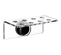 PONDON Acrylic Coral Frag Rack, SPS Coral Stand CRB-M-08, 8 Hole Design for Fish Tanks and Aquariums, Holds Broken Coral Fragments, Easy Installation, for Display and Grow Out