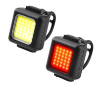 PONDON Bicycle Front And Rear Light Set, Quick-Release Cob Led, Usb Rechargeable, 130/80 High-Powered Lumens, Ipx5 Water-Resistant Front Rear Bicycle Lights For Night Riding