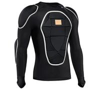 PONDON Compression Vest With Long Sleeves For Cycling, Skiing, And Motorbiking, Pe Padding Included