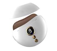 PONDON Electric Massager with Red Bian Stone and Heat, Vibration, 9 Levels, Portable Heating Face Tool, Type-C Cable, Protective Cover
