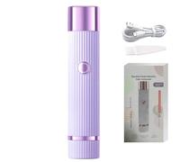 PONDON Electric Shaver for Women, 2-in-1 Dual Head Bikini Trimmer for Body and Pubic Hair, Quick Gentle Hair Removal, Portable Lightweight Design for Travel