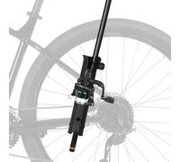 PONDON Fishing Rod Rack Adjustable, Fishing Pole Mount Rotatable 360°, With Mount Base & Bungee Cord, For Beach Car, Fishing Rod Holder For, Fits 0.75-1.25 Od Rails