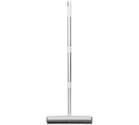 PONDON Pet Hair Floor Brush, 50.4 In Squeegee Broom With Long Handle, 12.2 In Brush Head, For Tile Hardwood Carpet, Easy Assembly