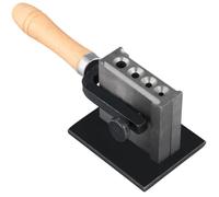 PONDON Plate Ingot Mold Adjustable, Metal Refining Precious Metal Casting Melting Mold, Reversible Wire with 4 Hole Sizes for Copper, Silver, Aluminum, Gold Rods, Wires, Sheets