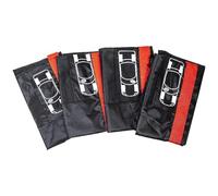 PONDON Tire Storage Bags 4 Pack for 19-23 Inch Wheels, Heavy Duty Spare Tire Covers with Red Stripe, Seasonal Tire Protection Case, Fits up to 31-inch Diameter