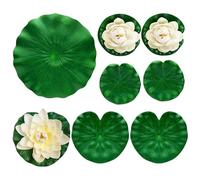 Ponds Lily Pads - Artificial Floating Water Lilies, Realistic Pond Decor | Adds Instant Natural Beauty, Provides Fish Shelter, Reduces Algae Growth, Offer Easy Year-Round Beauty, Perfect For Backyard