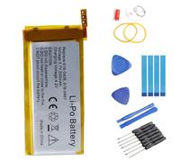PONDWAY 250mAh 3.7V 616-0405, 616-0407, P11G73-01-S01 Replacement Battery Compatible with iPod Nano 4 4th 4GB 8GB 16GB MB903LL/A MP3 Music Player Rechargeable Li-Po Battery + Repair Tool