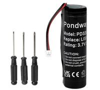 PONDWAY 3000mAh 3.7V LIS1651 Replacement Battery Compatible with Sony PlayStation PS4 Move Motion Controller LIS1654 CECH-ZCM2E CECH-ZCM2U Rechargeable Lithium-Ion Batteries