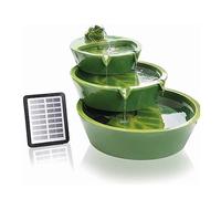 PondXpert Solar Water Feature Garden & Patio Stepped Frog Cascade