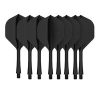 PonFxp Dart Flights, Integrated Dart Flights, 8 Pcs Darts Flights And Shafts, 2BA Thread | One-Piece Design For Enhanced Durability And Precision, Suitable For Sports And Competitions