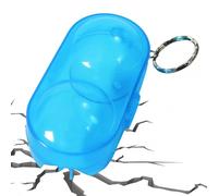 Pong Ball Holder - Table Tennis Container - Storage with Chain, Durable, Portable Paddle Attachment | Designed for Adult Enthusiasts Who Keep 2 Balls Last