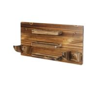 Pong Racket Rack - Sturdy Large Capacity Organizer, Paddle Display Stand | Holds Six Racquets Twelve Balls Game Room Training Club Wall Mount Equipment