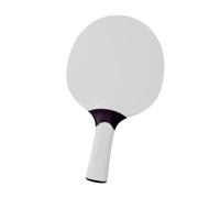 Pong Racket, Table Tennis Racket, Training Racket, Ergonomic Design, Grippy Rubber for Ball Control, for Recreational Sports Competitions, white