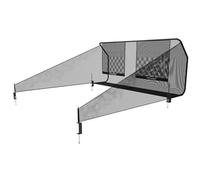 PONGBOT Table Tennis Ball Catch Net, Ping-Pong Ball Recycling Net, Durable Ball Collector for Solo Training, for Tables with Sides Under 3 Inches