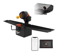 PONGBOT Table Tennis Robot with Net, Automatic Ping Pong Machine, E-Pad/APP Control, 396 Pre-Saved Ball Trajectories, Programmable Drills