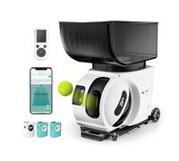 PONGBOT Tennis Ball Machine, APP and Remote Control, Custom Drills, 150 Ball Capacity, Max 80mph,8+ Hours of Endurance, Dual Motor for Topspin and Backspin, PACE S PRO