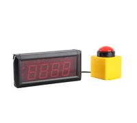 Pongnas 10 Seconds Challenge Game Timer, LED Digital Display Countdown Clock with Remote Control, for Shopping Mall Promotions Advertising Customer Attraction (UK Plug)