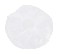 Pongnas 100Pcs Disposable Shower Cap, Transparent Hair Cover Soft Comfortable, with Good Ductility for Beauty Facial Bathing Hair Coloring, for Home Hotel Travel