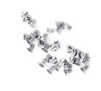 Pongnas 100Pcs M3 Flat Head Screws, 304 Stainless Steel Countersunk Machine Bolts Fastener with 9 Optional Lengths, for Home Office Appliance Communication Equipment Ship Assembly (M3*4)