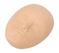 Pongnas 10pcs 3D Practice Skin, Thickened Silicone Face Skin for Microblading Eyebrow Eyeliner Lip, with Texture for Beginners, Artist Training Tool