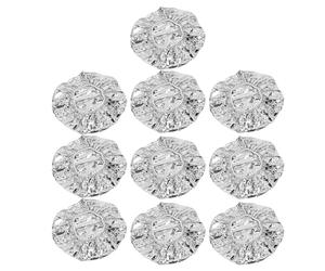 Pongnas 10PCS Hair Styling Steam Cap, Reusable Thickened Tinfoil Heat Cap for Deep Conditioning, with Constant Temperature for Hair Film Oil Baking Coloring