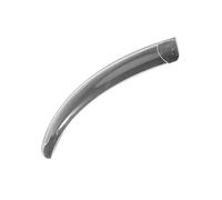 Pongnas 10Pcs Long False Nail Art, Professional Salon Tips for Manicure Decoration with White Beige Transparent Options, 6-9cm Length (Transparent)