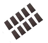 Pongnas 10PCS Sandless Sandbags for Flood Prevention Drawstring Barriers 9.8x19.7in - Polyester -Flood Solution (Coffee)