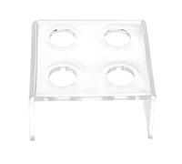Pongnas 12.1mm Lipstick Mold, Silicone Homemade Lip Balm Makeup Cosmetic Mould with 5 Different Shape Tips, for DIY Lipstick Tool (12.1Four-Hole Bracket)