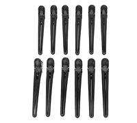 Pongnas 12Pcs Duckbill Clips, Sturdy Non Slip Seamless Professional Hair Clips with Flat and Strong Torsion, for Hair Salon Styling Haircut Makeup Facial