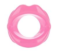 Pongnas 2 PCS Face Slim Exerciser Lips Trainer Face Lift Tool with Silicone Mouth Tightener for Cheeks Chin Anti Wrinkle Anti Aging (Pink)