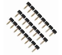 Pongnas 24pcs Shoes Heel Dowels, Replacement Tips Non Slip Protector, Easy to Walk, Sturdy and Durable with Comfortable, 24 Heel Tips with Large Quantity, for Replacing Worn or Missing (13x13cm)