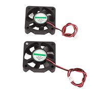 Pongnas 2Pcs 5010 12V 3D Printer Cooling Fan, Low Noise 30dB, Fast Speed 4000-6500 RPM for Efficient Airflow