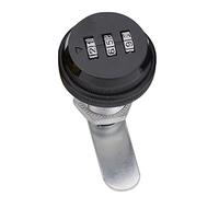 Pongnas 3 Dial Password Cam Lock, Zinc Alloy Anti Theft Combination Lock with Simple Atmospheric Style, for File Cabinet Drawer Locker (30MM)