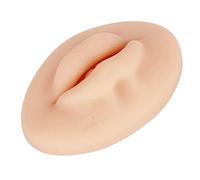 Pongnas 3D Silicone Lips Soft Real Skin Touch Feeling Fake Lips for Microblading Training (Dark Skin)